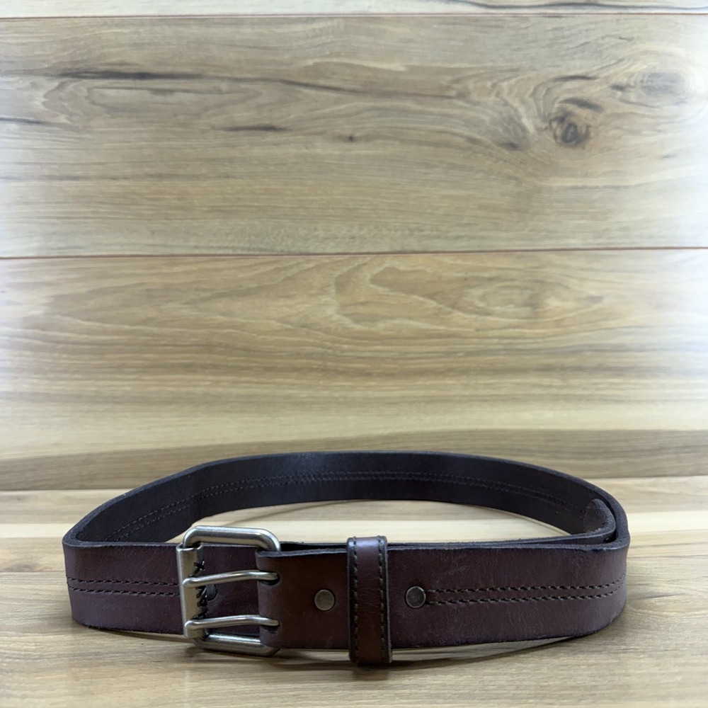 Hawx Mens Belt Size 38 Brown Leather Mens Work Casual Everyday